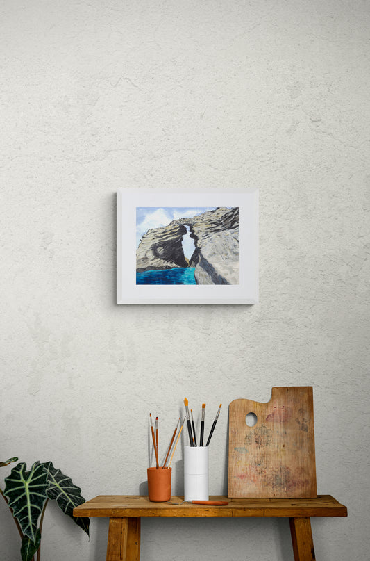 Matted print of Keyhole